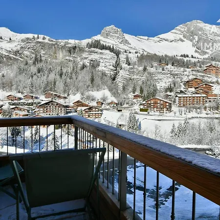 Ski-in Ski-out Au Grand-bornand Avec Garage Prive - Fr-1-391-206 Daire